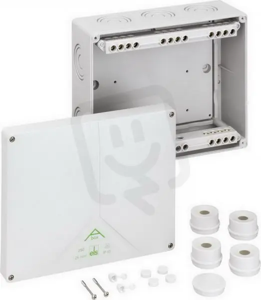 Výprodej Spojovací krabice Abox 250-25mm2 šedá IP54/IP65 IK07 250x200 SPELSBERG 82541001