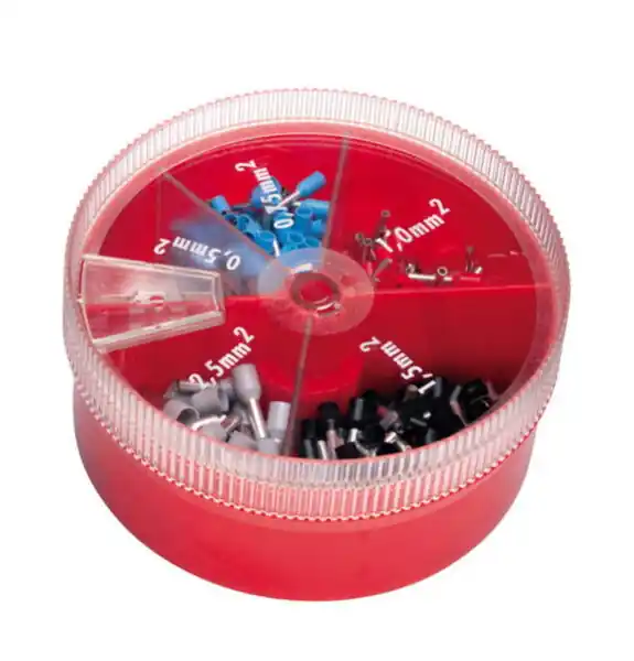 Tovární Cena Sada izolovaných dutinek Cu 0,5 - 2,5 mm2 (400 ks) CIMCO 181502