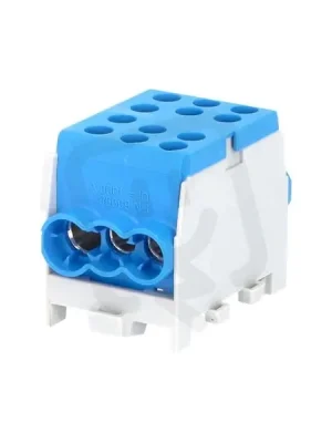 Rozbočovací svorkovnice HLAK 35-1/4 M2 BL 125A 1pól. AL/CU IP20 modrá na DIN Koupit Online