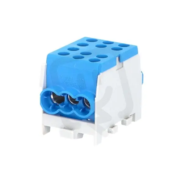 Rozbočovací svorkovnice HLAK 35-1/4 M2 BL 125A 1pól. AL/CU IP20 modrá na DIN Koupit Online