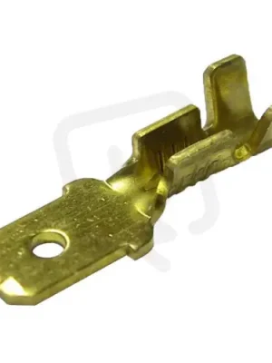 Novinka Mosazný kolík, 0,5-1,5mm2/4,8x0,5mm/síla materiálu 0,5mm (PK1,5-M405) MK 1,5-45