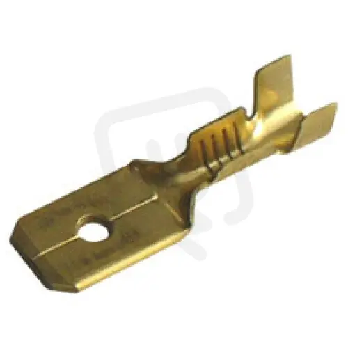 Sezónní Sleva Mosazný kolík, průřez 4-6mm2/6,3x0,8mm (PK6-M608) MK 6-68