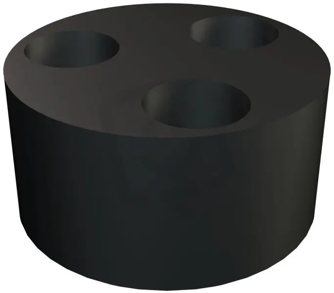 Cenová Bomba OBO 107 C VM 32 4x8 Vícenásobná těsnicí vložka k V-TEC VM VM32,4X8 černá
