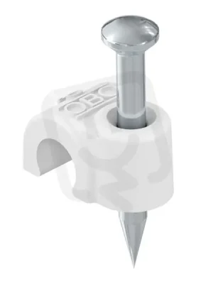 Horká Nabídka OBO 2011 25 RW Příchytka ISO-Nagel-Clip, 11mm, L25, čistě bílá Polypropylén, PP