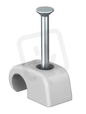 Zlevněný OBO 2027 25 LGR Příchytka Haft-Clip, 10-14mm, L25, světle šedá Polypropylén, PP
