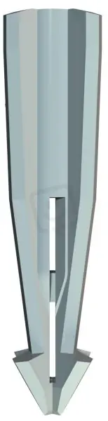 OBO 910 GD 8x50 Hmoždinka do plynosilikátu, 8x50mm, světle šedá Polyamid, PA Expresní Doručení