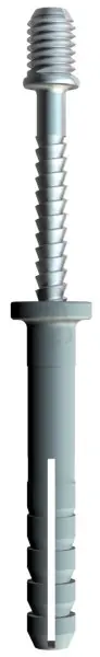 OBO 910 SDM M6 Natloukací hmoždinka se závitem M6 M6/6x40mm světle šedá Nejlepší Volba