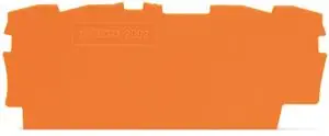 Aktuální Koncová bočnice a separátor Tloušťka 0,8mm oranžová WAGO 2002-1492
