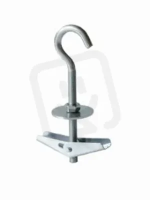 Vysoce Kvalitní Sklopná (s pružinou) kovová hmoždinka M6 s hákem KOŇAŘÍK 81060752