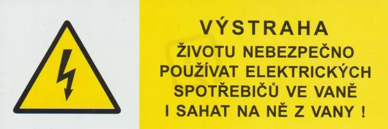 Kup Teď Značení č. 5 Výstraha Životu nebezpečno 3,5x9cm