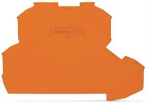 Zlevněný Koncová bočnice Tloušťka 0,7mm oranžová WAGO 2000-2292