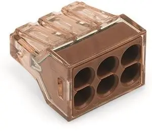 Výhodná Nabídka Spojovací krabicová svorka pro plné vodiče 6x 1,5-4 mm2 WAGO 773-606