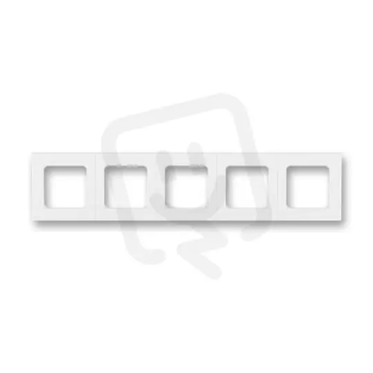 Pětirámeček ABB LEVIT bílá/bílá 3901H-A05050 03 Ověřený