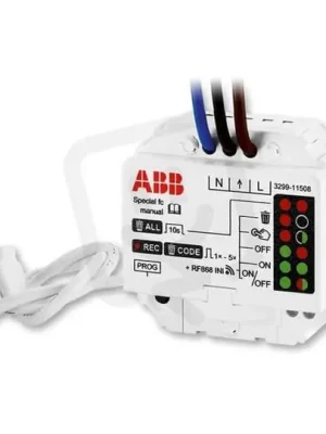 Levný ABB Přístroj Rf 3299-11508 Modul přijímače RF signálu,spínací,vestavný,868 MHz
