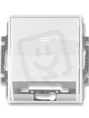 Aktuální Kryt komunikační zásuvky ABB ELEMENT/TIME bílá/bílá 5014E-A00100 03
