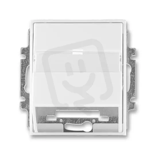 Aktuální Kryt komunikační zásuvky ABB ELEMENT/TIME bílá/bílá 5014E-A00100 03