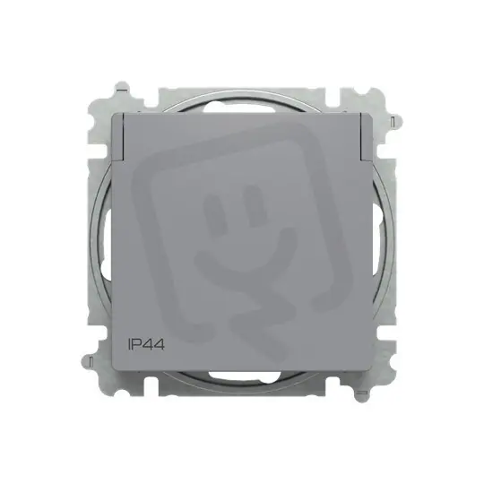Zásuvka ABB ZONI s clonkami s víčkem IP44 šedá 6619T-A06995 241 Koupit Online