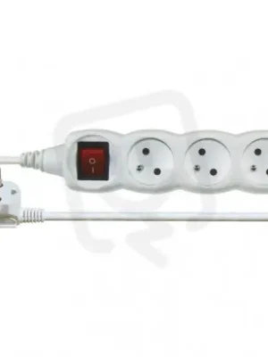 Prodlužovací kabel 2 m 3 zásuvky s vypínačem bílý PVC 1mm2 EMOS P1312 Objednat Nyní