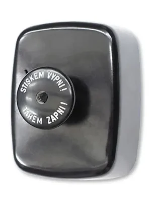 Sezónní Sleva Trojpólový spínač stiskací 25 A 400 V IP30 nástěnný černá ABB 35363-10