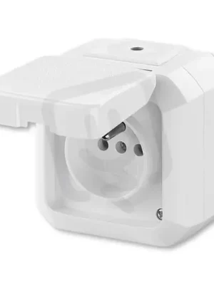 Zásuvka ABB VARIANT s ochranným kolíkem s víčkem IP54 bílá 5519N-C02510 B Kup Teď