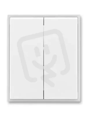 Kup Teď Kryt spínače ABB ELEMENT/TIME dělený bílá/ledová bílá 3558E-A00652 01