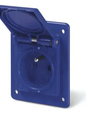 Zásuvka vestavná domovní 2P+E, 16A, 250 V, IP54 SCAME 570.4091 Must-Have