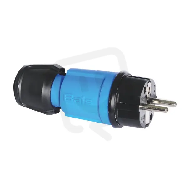 Super Cena Vidlice CZ + SCHUKO modrá 16A 3p 230V IP44, max. do 3 x 4 mm2 BALS 7370