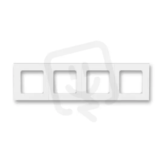 Čtyřrámeček ABB LEVIT bílá/ledová bílá 3901H-A05040 01 Expresní Doručení