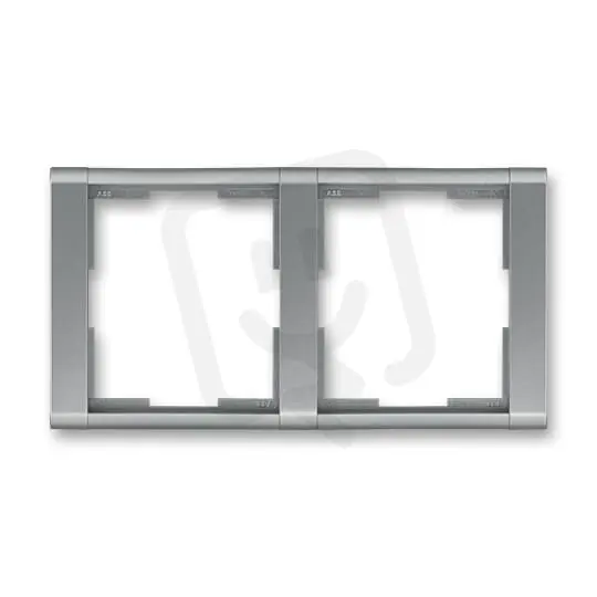 Top Prodej Dvojrámeček ABB TIME vodorovný ocelová 3901F-A00120 36