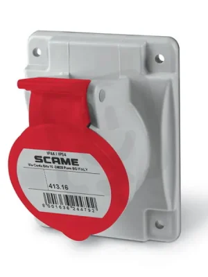 Akční Nabídka Zásuvka vestavná OPTIMA, šikmá 3P+N+E, 16A, 6h/380-415 V, 50/60 Hz, IP44