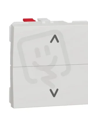 Žaluziový tlačítkový ovládač NOVÁ UNICA 6A, 2M, Bílý SCHNEIDER NU320718 Víkendová Akce