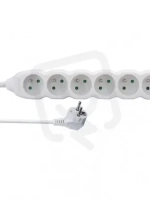 Cenová Bomba Prodlužovací kabel 2 m 6 zásuvek bílý PVC 1mm2 EMOS P0612