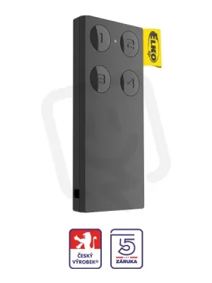 4 tlačítkový ovladač-klíčenka (černá) RF KEY-40/B ELKO EP 8595188180757 Přímo Od Výrobce