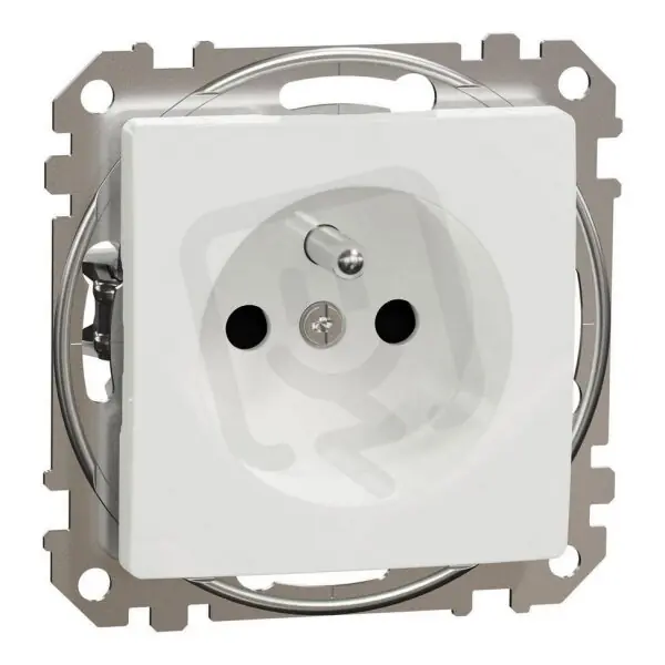 Sedna D/E Zásuvka 230V 16A clonky šroubová, Bílá SCHNEIDER SDD111011 Oblíbený