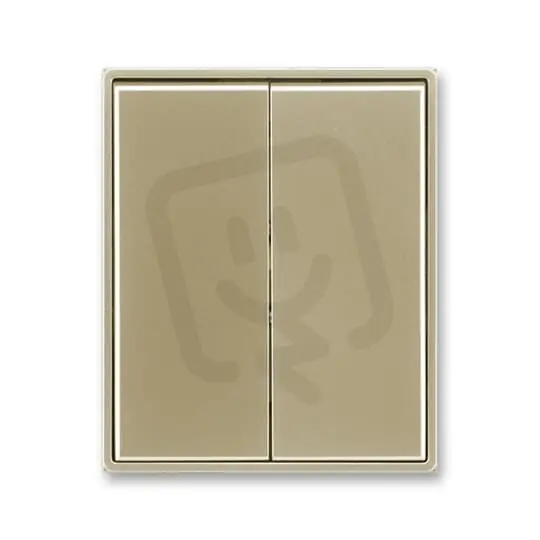 Must-Have Kryt spínače ABB TIME dělený šampaňská 3558E-A00652 33