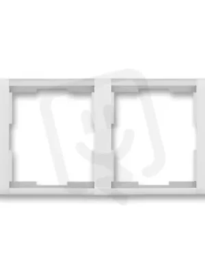 Koupit Online Dvojrámeček ABB ELEMENT vodorovný bílá/ledová bílá 3901E-A00120 01