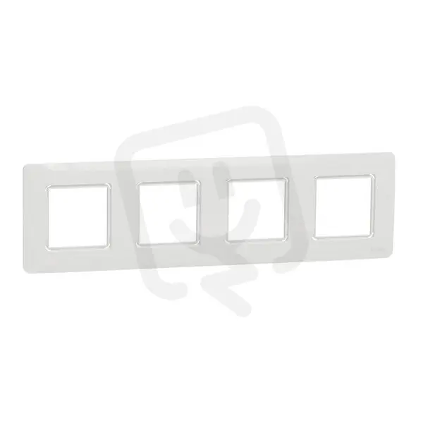 Nakupujte Hned Rámeček NOVÁ UNICA STUDIO OUTLINE čtyřnásobný, Bílý SCHNEIDER NU230818