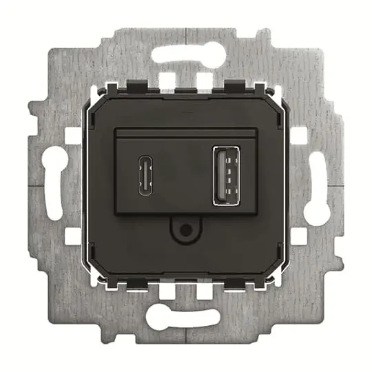 Top Prodej Přístroj nabíjecí USB-A + USB-C šedá 6475 U-500 ABB 2CKA006400A0399