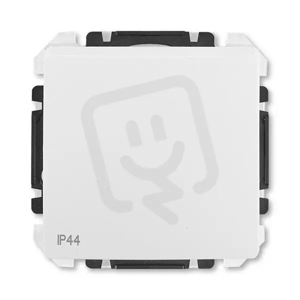 Jen Po Omezenou Doba Střídavý přepínač ABB SWING (L) s krytem ř. 6 s drápky IP44 bílá 3557G-A06940 B1