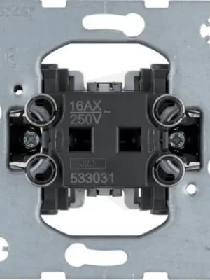Kolébkový vypínač, řazení 1, 10 AX, 250 V AC, modul přístroje BERKER 533031 Expresní Doručení