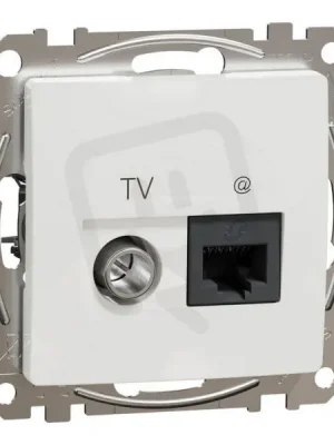 Poslední Šance Sedna D/E Datová zásuvka RJ45 kat6 UTP+TV individuální Bílá SCHNEIDER SDD111469T