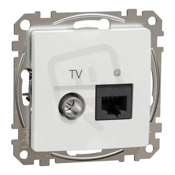 Poslední Šance Sedna D/E Datová zásuvka RJ45 kat6 UTP+TV individuální Bílá SCHNEIDER SDD111469T