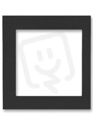 Kryt rámečku ABB LEVIT M s otvorem 55x55 krajní onyx 3901H-A00255 63 Nakupujte Hned
