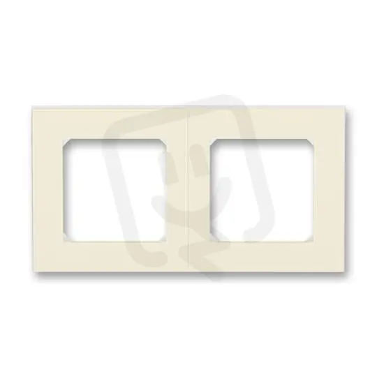 Koupit Online Dvojrámeček ABB LEVIT vodorovný i svislý slonová kost/bílá 3901H-A05020 17