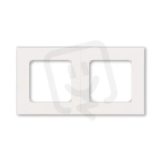 Dvojrámeček ABB LEVIT M vodorovný i svislý perleťová/ledová bílá 3901H-A05020 68 Pouze Dnes