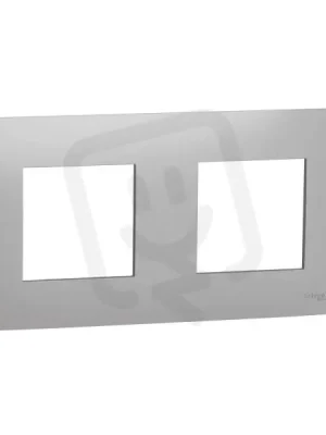 Krycí rámeček NOVÁ UNICA STUDIO dvojnásobný, Aluminium SCHNEIDER NU200430 Objednat Nyní