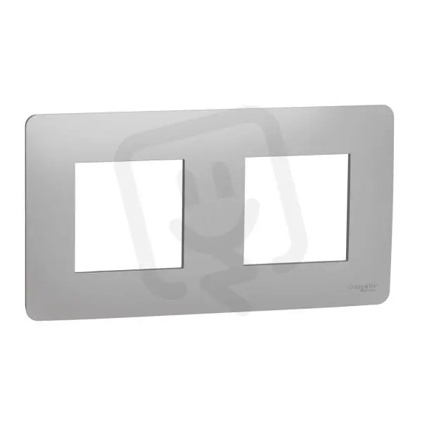 Krycí rámeček NOVÁ UNICA STUDIO dvojnásobný, Aluminium SCHNEIDER NU200430 Objednat Nyní