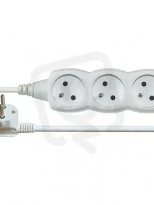 Prodlužovací kabel 7 m 3 zásuvky bílý PVC 1mm2 EMOS P0317 Sezónní Sleva