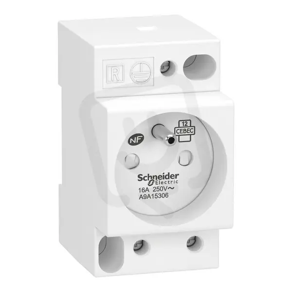 Schneider A9A15306 ZÁS.PC 2P s kolíkem Víkendová Akce