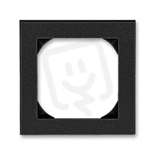 Jednorámeček ABB LEVIT M s otvorem 55x55 onyx/kouřová černá 3901H-A05510 63 Sezónní Sleva